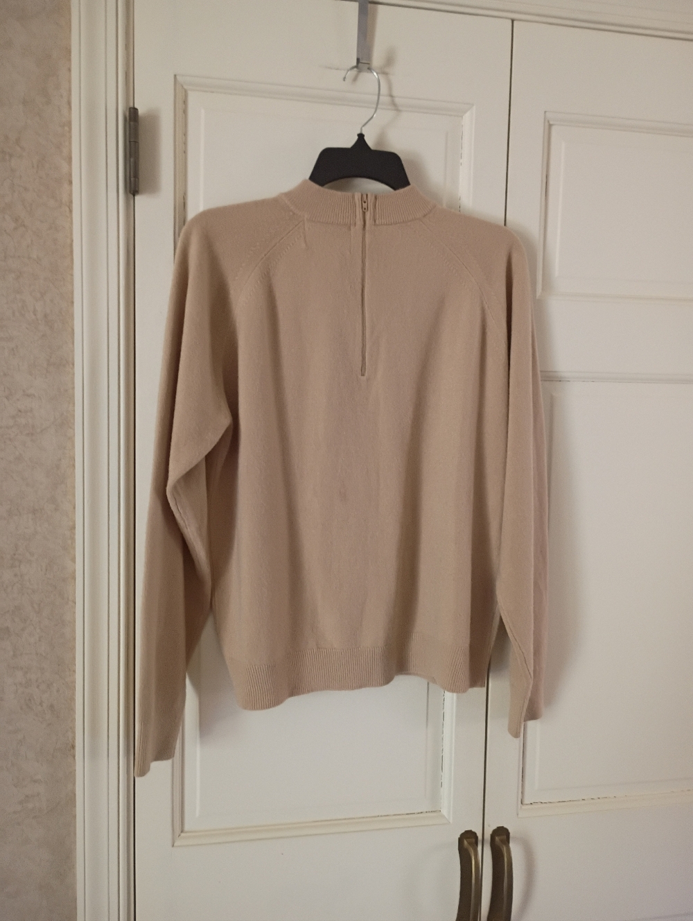 Classic Crewneck Sweater in Beige - Picture 4 of 7